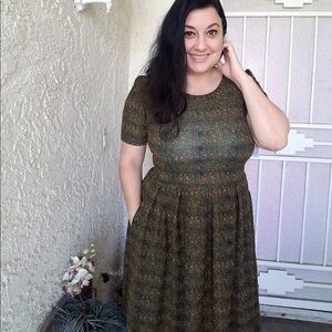 LuLaRoe Amelia Dress M Medium Pockets